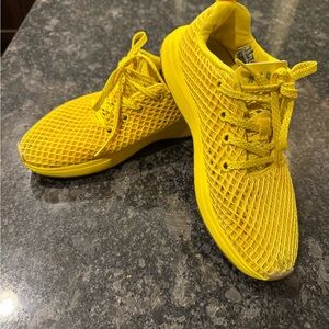 Bright Yellow Athletic Sneakers